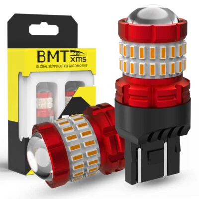 2x LED Rear Turn Signal Lights Bulbs 7443 Amber For Toyota Corolla 2011-2022 Foto 1 de 4