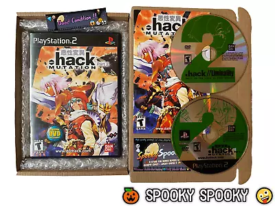 Dot Hack Mutation PS2 - NTSC-U/C USA GC CIB with Reg & DVD - Tracked - Image 1 of 4