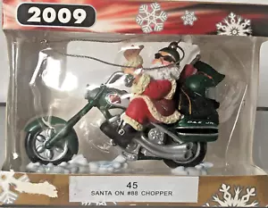 Dale Earnhardt Jr. NASCAR #88 Santa on Chopper adorno - Imagen 1 de 2