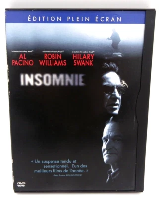 Vintage Paperbox Insomnia Thriller DVD Movie 2002 Bilingual Pacino Williams - Image 1 of 3