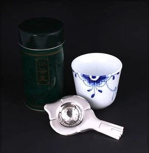 Colador de té Hans Hansen Sterling. Patrón n.o 11. Plata. Antiguo. ¡DINAMARCA! - Imagen 1 de 5