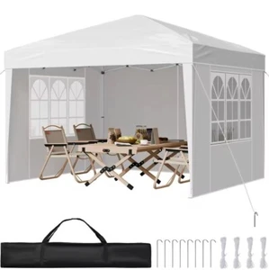 VEVOR Pop Up Canopy 10x10ft Instant Gazebo Tent Portable Easy Up Canopy 3 Height - Picture 1 of 6