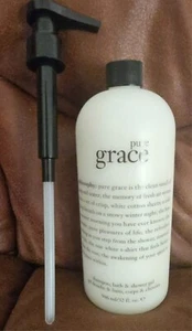 Philosophy Pure Grace Shampoo Shower Gel Bubble Bath 32 oz Sealed With Pump - Picture 1 of 4