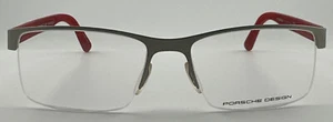 AUTHENTIC PORSCHE DESIGN Eyeglasses P’8230 B Half-Rim 55mm Eyewear Italy - Picture 1 of 7