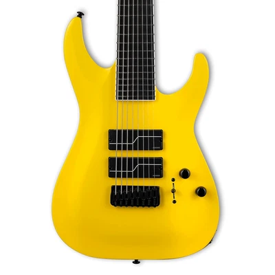 ESP LTD Stephen Carpenter SC-608 Signature Baritone Guitar - Yellow Fluence - Image 1 of 4