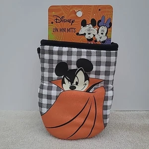 NUEVO Guante Horno Halloween Mickey Mouse Disney (2 Mitones) - Imagen 1 de 2