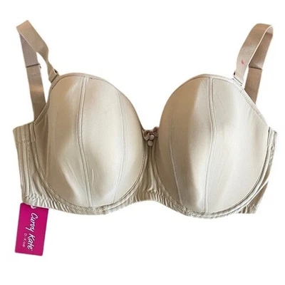Sujetador convertible sin tirantes Curvy Kate Luxe Biscotti Nude Ck2601 30M Foto 1 de 4