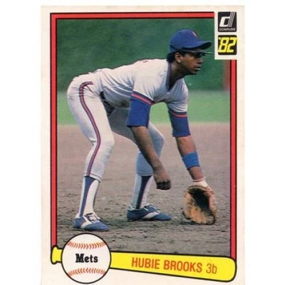 Donruss Hubie Brooks 1982 #476 Mets de Nueva York (329) Foto 1 de 2