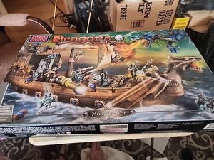 Mega Bloks Dragons Krystal Wars Man O War 2003 250 piezas nuevo sellado sin abrir 9895 - Imagen 1 de 8