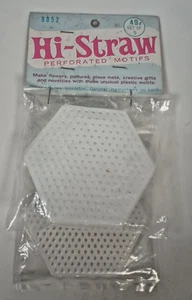 Hi-Straw Plastic Mesh Canvas  3 Inch Hexagon Package of  10   pieces - Picture 1 of 6