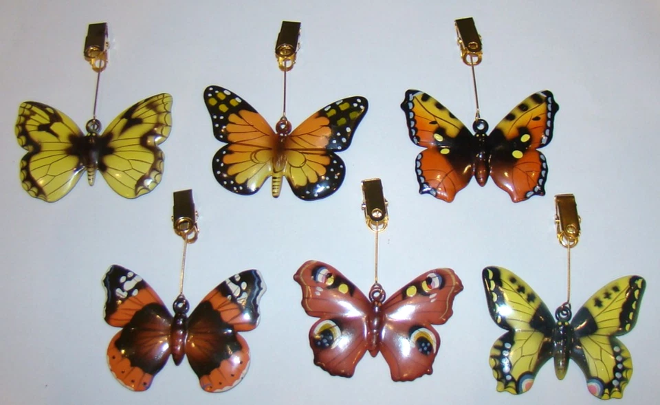 6 Tischdeckenbeschwerer Schmetterlinge - Bild 1 von 1