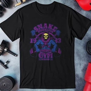 Skeletor Gym T-Shirt - Get Buff or Gym & Fitness Premium Midweight Tee - Picture 1 of 5
