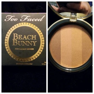 TOO FACED VINTAGE BEACH BUNNY CUSTOM BLEND BRONZER, FULLSIZE NWT - Picture 1 of 7