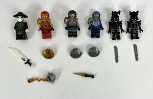 LEGO Ninjago Master of the Mountain Minifigure Lot of 6 Figures & Accessories - Picture 1 of 8