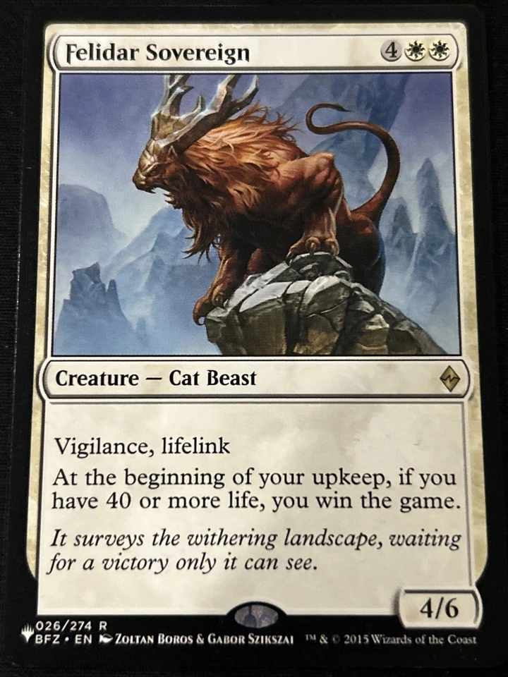 Felidar Sovereign The List Reprints Regular - Image 1 of 1