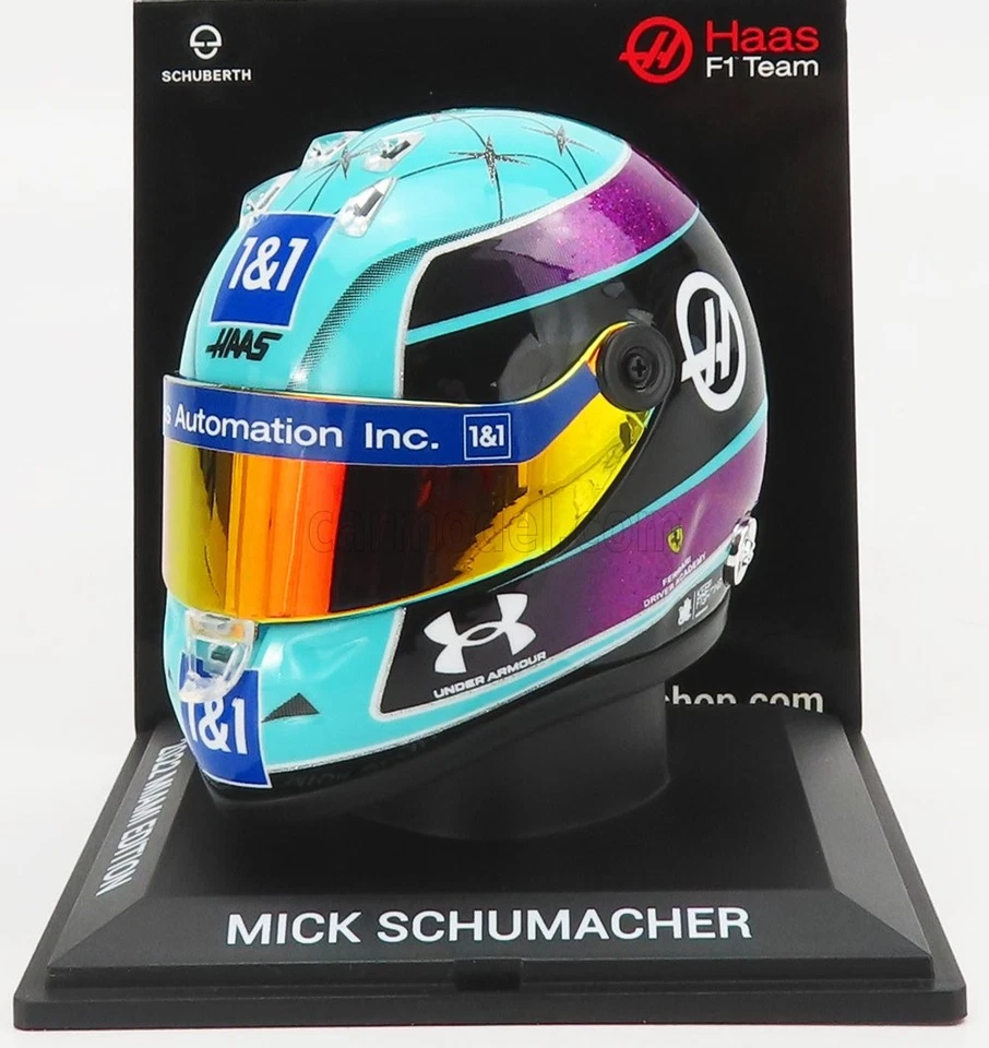 1/4 MINI HELMET - SCHUBERTH HELMET - F1 CASCO HELMET VF-22 TEAM MKS-MH-4-2022-Mi - Immagine 1 di 1