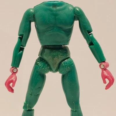 Mego 8 英寸绿色 1 型绿色妖精可动人偶身体复古 20 世纪 70 年代原版 — 第 1/4 张图片