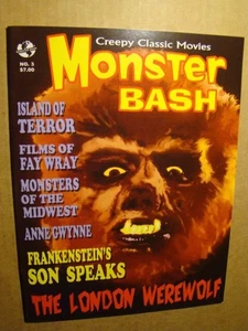 MONSTER BASH 3 *NM/MT 9.8* WEREWOLF LONDON ISLAND TERROR FAMOUS MONTERS - Picture 1 of 1