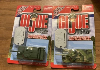 Tanques Maisto 2 GI Joe M1 A1 2001 con etiqueta de perro verde y camuflaje Foto 1 de 4