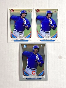 ELOY JIMENEZ LOT OF 3 2014 Bowman Chrome 1ST RC #CTP-33 + Bowman 1ST RC (x2)! - Picture 1 of 3