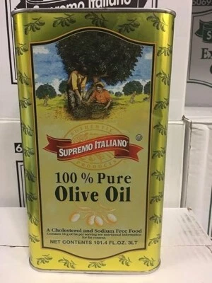 Supremo Italiano 100% Pure Olive Oil, 101 Ounce