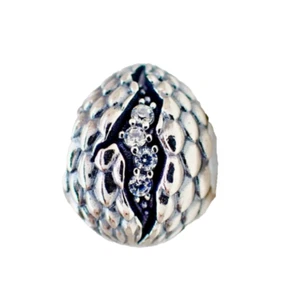 100% Authentic Pandora Game of Thrones The Dragon Egg Charm 792962C01 - Picture 1 of 4