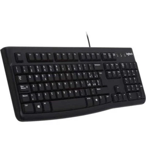 Logitech K120 Tastiera Business Pc Cablata Usb Layout Italiano Qwerty Silenziosa - Foto 1 di 5