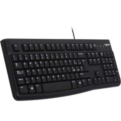 Logitech K120 Tastiera Business Pc Cablata Usb Layout Italiano Qwerty Silenziosa - Immagine 1 di 4