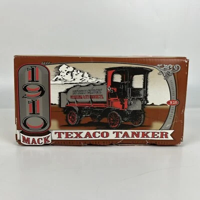 Texaco ERTL Mack Tanker Delivery Truck Diecast Locking Coin Bank Series 12 - Image 1 of 4