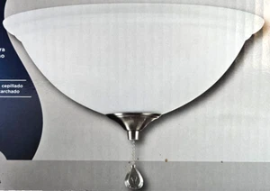 Harbor Breeze LED Ceiling Fan Light Kit Brushed Nickel Finish 0717248 New - Picture 1 of 11