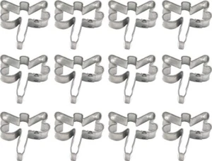 1 Dozen 12 Mini Dragonfly Cookie Cutter 1.25'' Metal Made in the USA - Picture 1 of 9