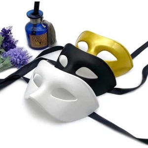 Mask Half Face Mask Party Cosplay Props Prom Party Supplies Halloween Masks - Picture 1 of 18