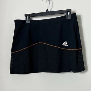 Nuevo sin etiquetas Adidas Clima 365 Mujer Negro Malla Tenis Correr Skort Talla Mediana - Imagen 1 de 10