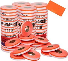 Flou. Red Pricing Labels for Monarch 1110 Price Gun - 4 Sleeves, 68,000 Price.