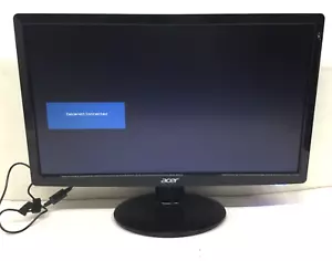 Acer S181HL Black 18.5” LCD Monitor With Stand 5ms 1366 x 768 - Picture 1 of 5