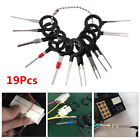 19Pcs Car Terminal Removal Electrical Wiring Crimp Connector Pin Extractor Kit
