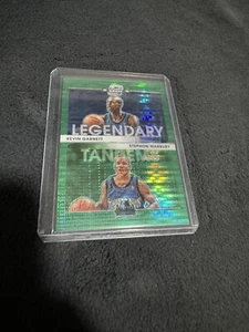 2022 Contenders Legendary Tandems Kevin Garnett Stephon Marbury Green Pulsar /25 - Imagen 1 de 2