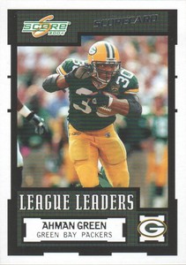2004 Score Football Scorecard #354 Ahman Green LL /625