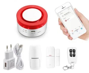 WiFi Sirene Alarmanlage Sicherheitssystem H1 Tuya App Benachrichtigung - Bild 1 von 3