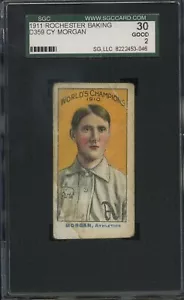 1911 D359 Rochester Backen - Cy Morgan - SGC 2 gut - Leichtathletik - Bild 1 von 2