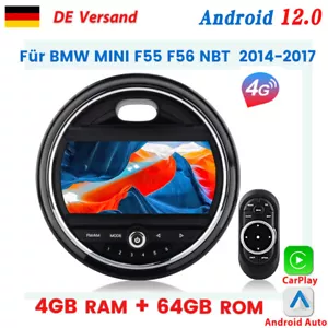 Für BMW MINI One Cooper F55 F56 2014-2017 Auotradio Android Carplay 4+64G GPS BT - Bild 1 von 7