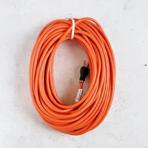 100' 16 Gauge Light Duty Orange Indoor/Outdoor Extension Cord - MADE IN USA - Picture 1 of 1