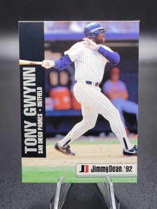 1992 Jimmy Dean Baseball #13 Tony Gwynn San Diego Padres
