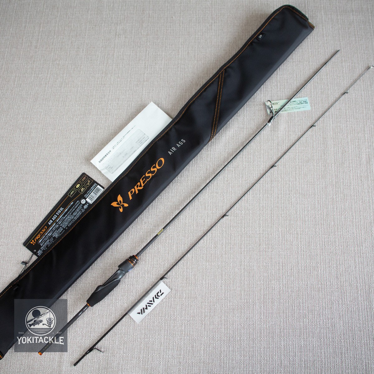 Daiwa Presso AIR AGS 510UL Spinning Rod for Trout Shipping From