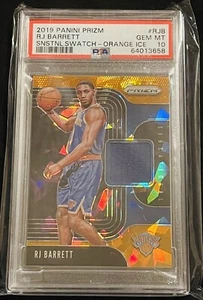 2019-20 Prizm Sensational Swatches: RJBarret RC Orange Ice #SS-RJB - PSA 10 - Bild 1 von 2