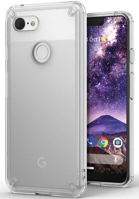 Funda protectora TPU transparente a prueba de golpes para Google Pixel 3 XL | Ringke [FUSION] Foto 1 de 4
