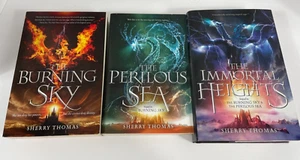 Complete Set Lot of 3 Burning Sky Perilous Sea Immortal Heights by Sherry Thomas - Bild 1 von 4