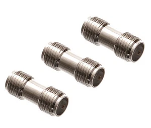 3 Pack - SMA Female to Female Coupler Adapter Barrel Connector RF Radio Antenna - Picture 1 of 1