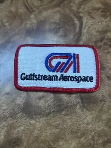 Rare 80s Gulfstream Aircraft Aerospace Plane PATCH Vtg Iron On Logo 3” Airline - Picture 1 of 3