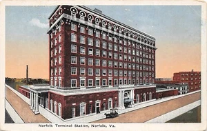 # K239 NORFOLK, VA. CARTOLINA, STAZIONE TERMINAL NORFOLK - Foto 1 di 2